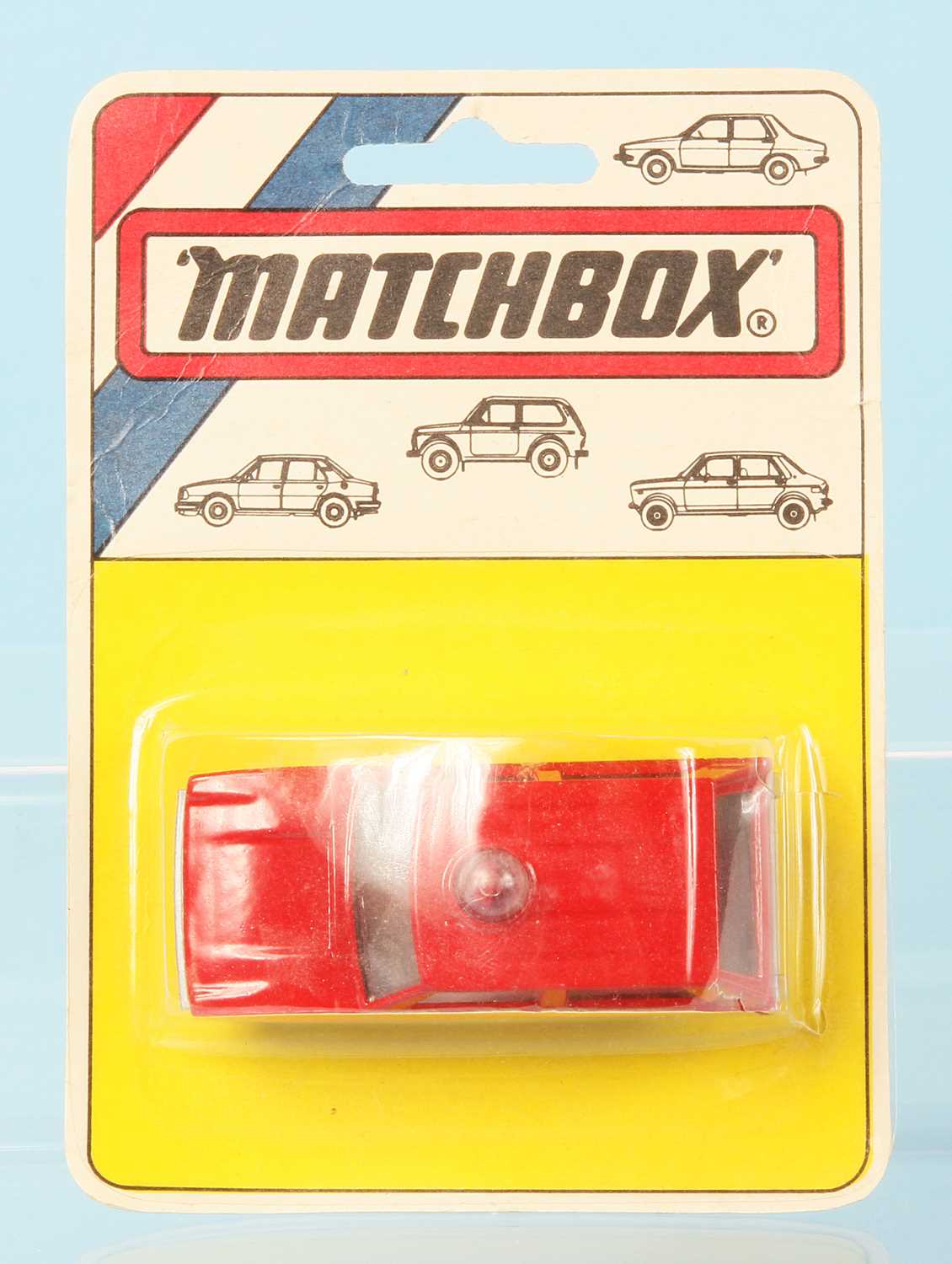 Lot 55 - Matchbox Superfast 20b Range Rover Police Patrol MADE IN HUNGARY RED + BLACK & WHITE TAMPO PRINT