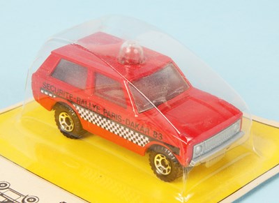 Lot 55 - Matchbox Superfast 20b Range Rover Police Patrol MADE IN HUNGARY RED + BLACK & WHITE TAMPO PRINT