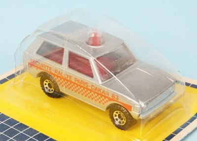 Lot 56 - Matchbox Superfast 20b Range Rover Police Patrol MADE IN HUNGARY METALLIC SILVER + RED TAMPO PRINT