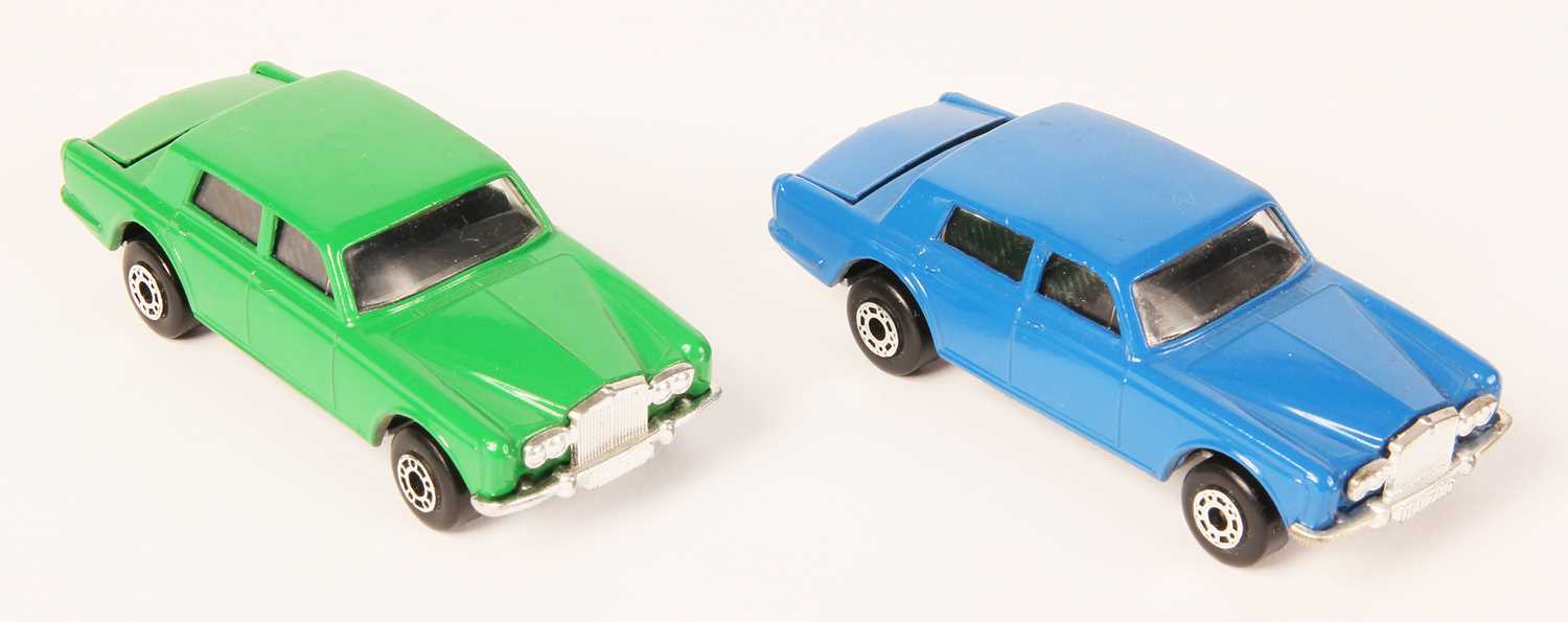 Lot 68 - Matchbox Superfast 2 x 24a Rolls Royce Silver Shadow MADE IN BULGARIA ISSUES