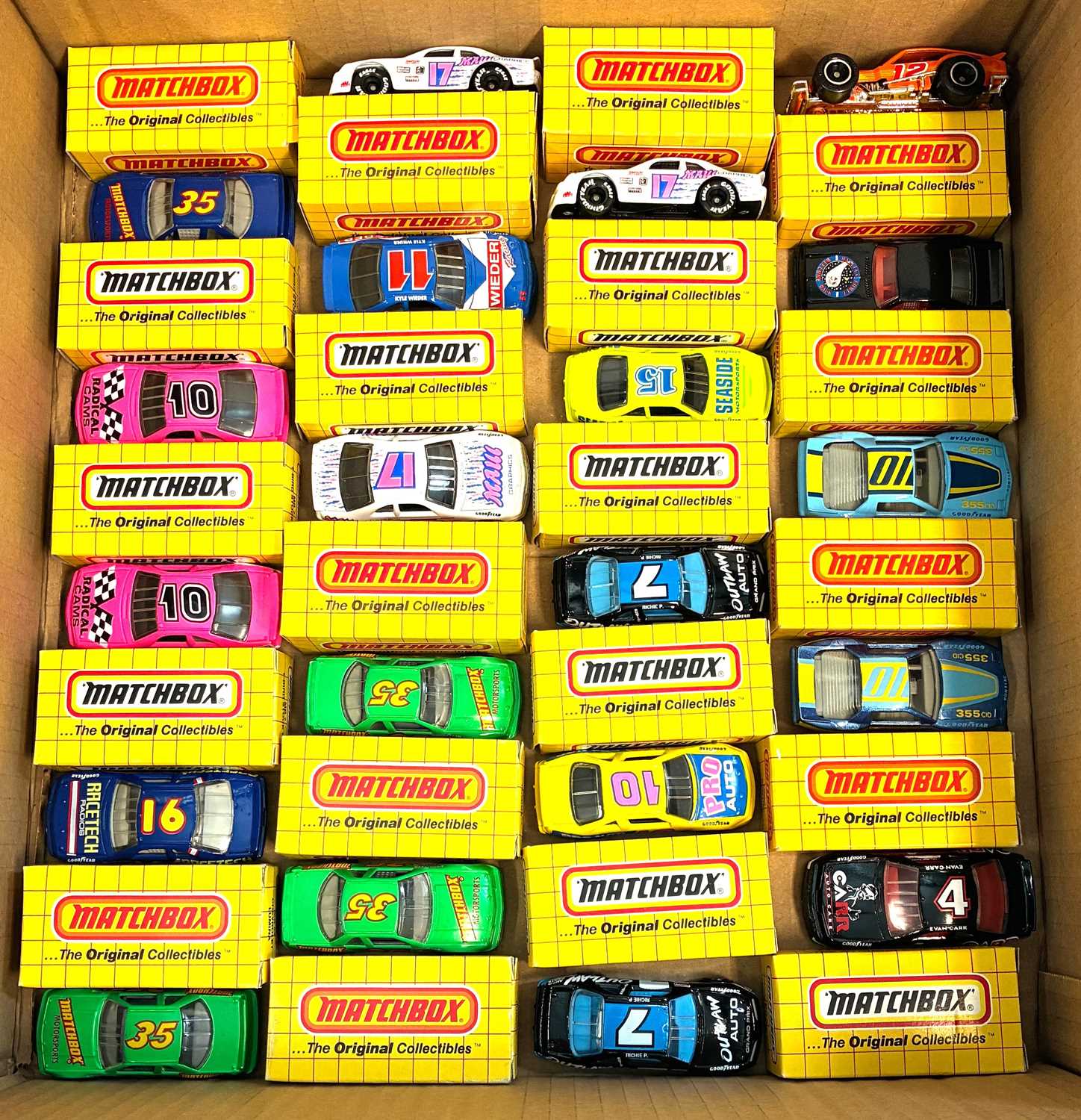 Lot 56 - Matchbox - Made in Macau & Thailand Group of Race Cars.