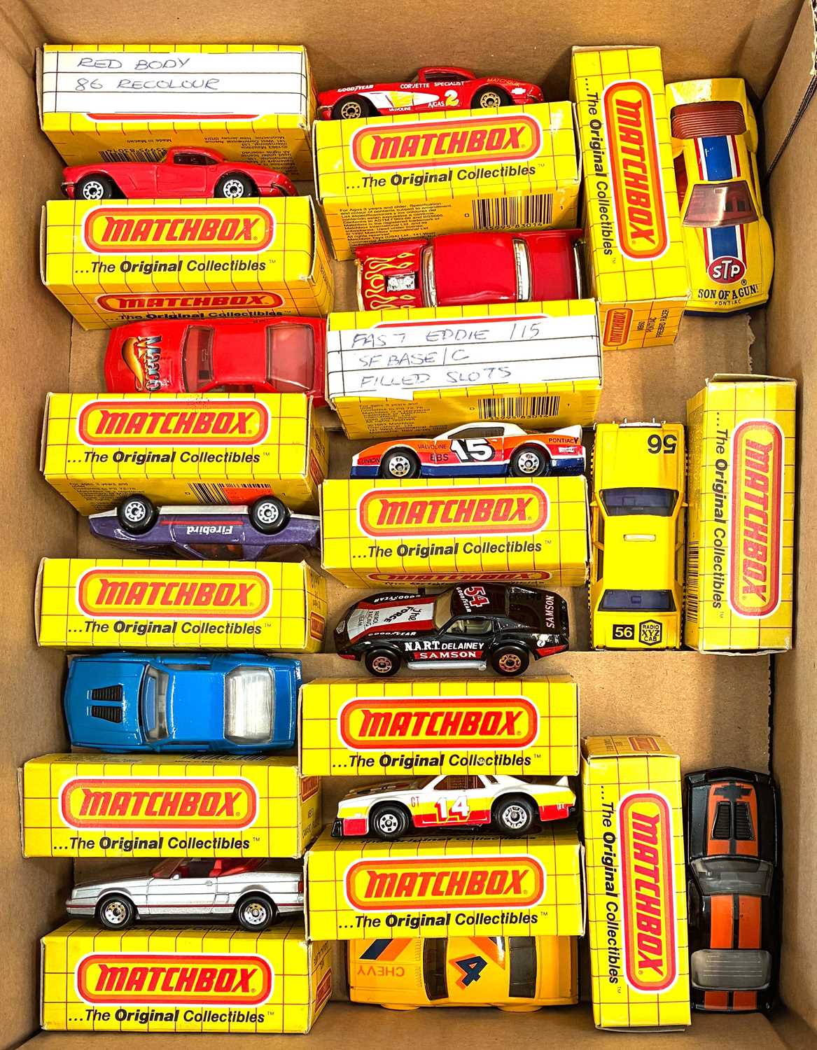 Lot 59 - Matchbox - Made in Macau & Thailand Group of American Cars.