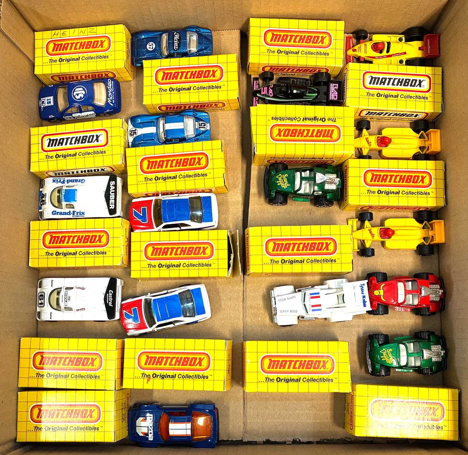Lot 60 - Matchbox - Made in Macau, Thailand & China Group of Race Cars.