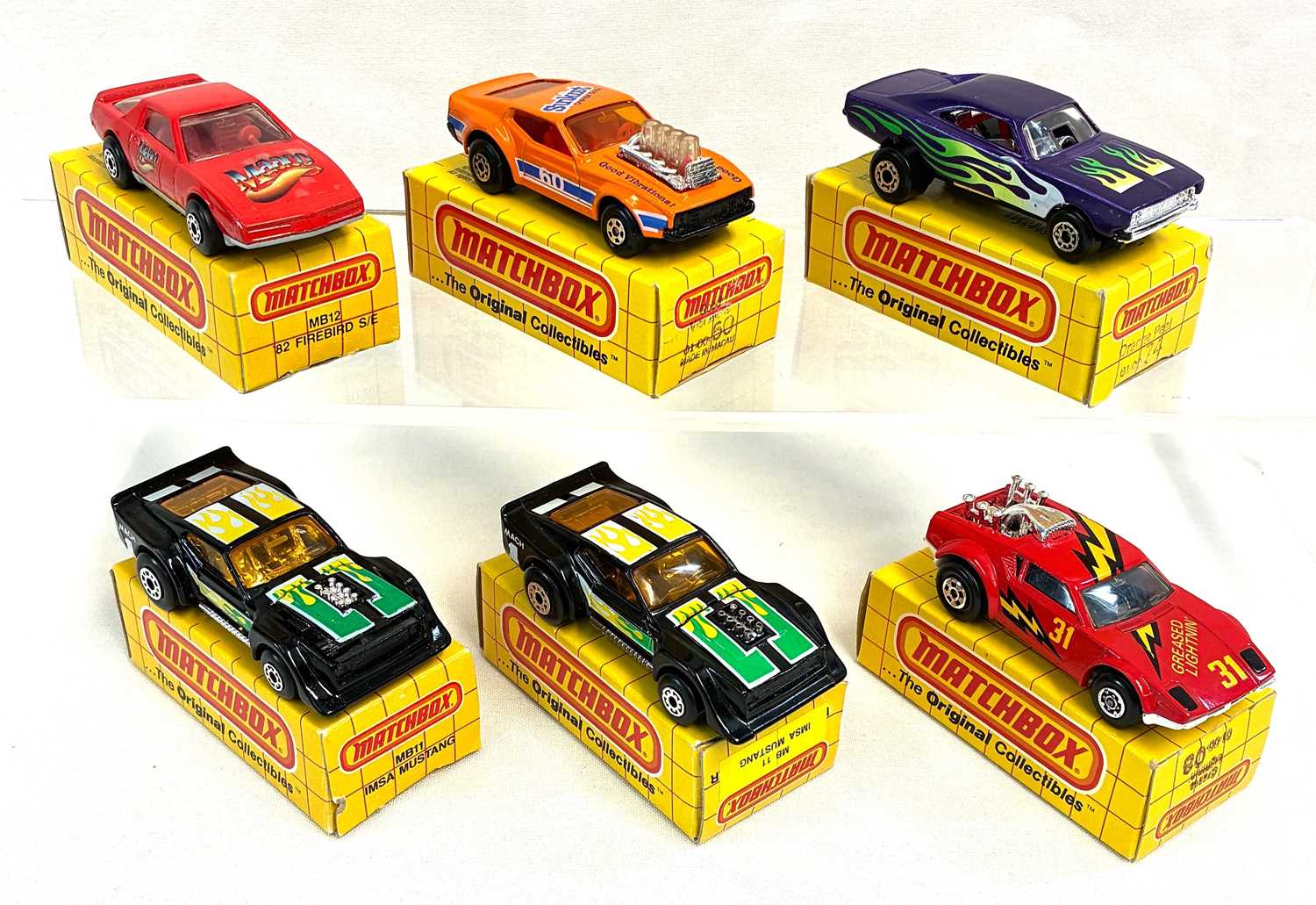Lot 64 - Matchbox Superfast Group of 6 Cars made in Macau & China.