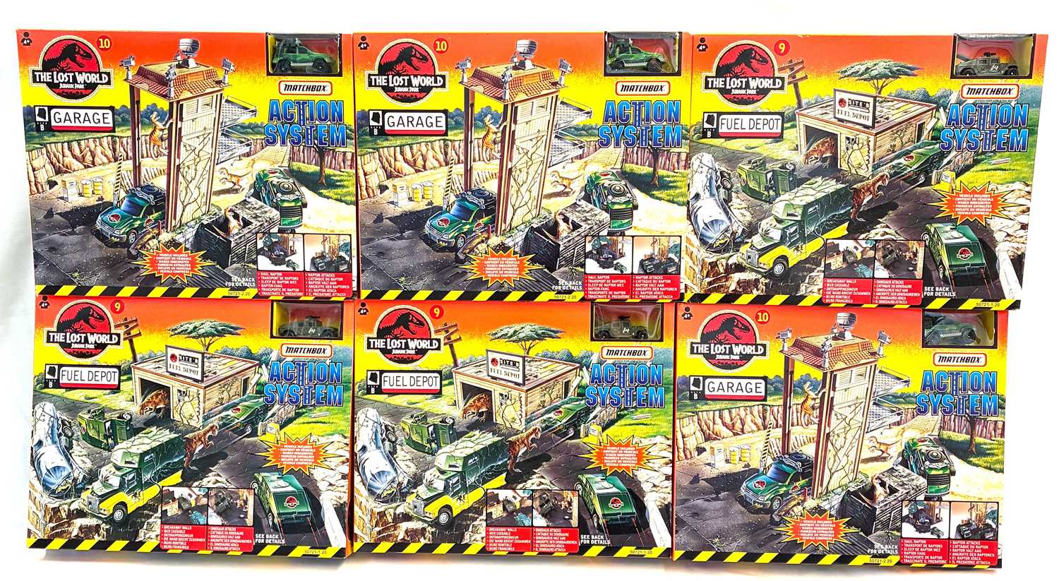 Lot 92 - Matchbox Action System - Jurassic Park The Lost World Playsets.