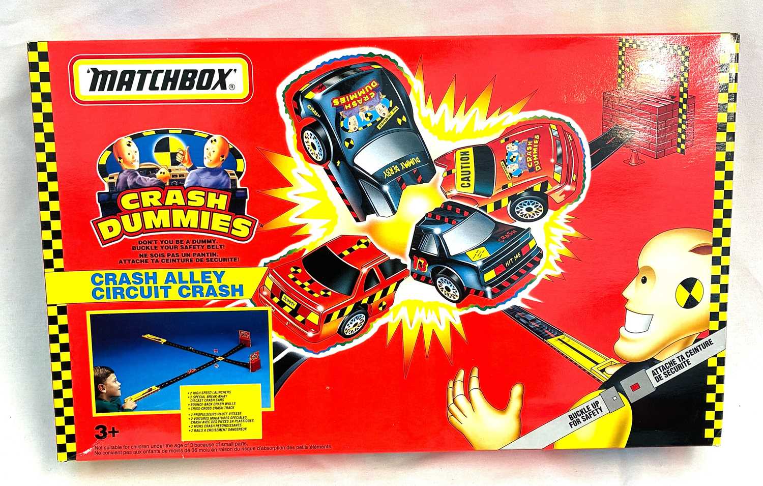 Lot 95 - Matchbox 43710 Crash Dummies - Crash Alley Playset.
