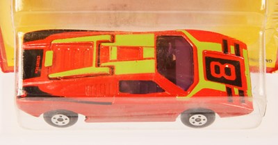 Lot 96 - Matchbox Superfast 2 x 27b Lamborghini Countach Streakers Issue WITH PURPLE WINDOWS