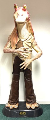 Lot 321 - Pepsi Star Wars Episode 1 Jar Jar Binks life size promotional Statue