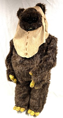 Lot 323 - Star Wars Return of the Jedi Ewok life size figure, Fan Made