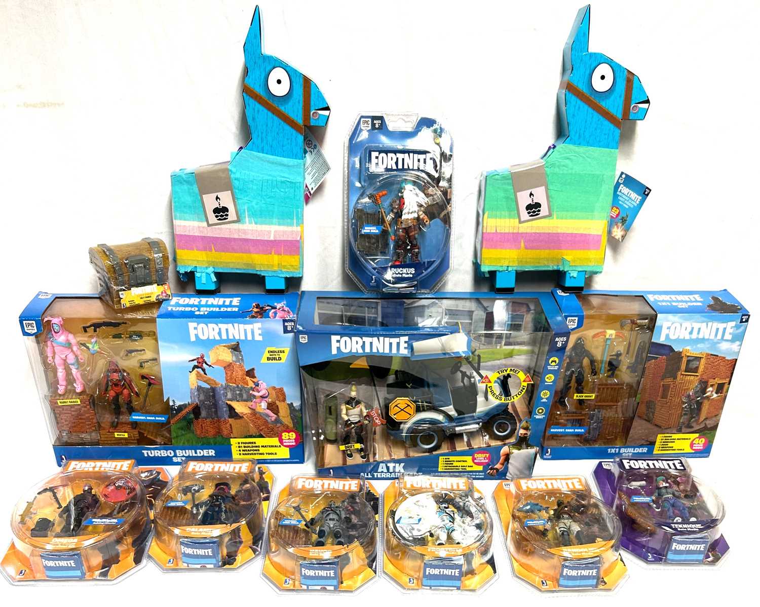 Lot 38 - Epic Games Fortnite 3 3/4" figures and figure sets x 12