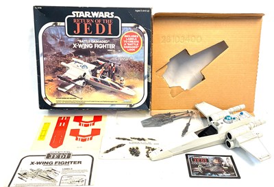 Lot 336 - Kenner Return of the Jedi vintage X-Wing Fighter (grey version) MINT UNUSED MIB