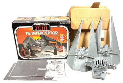 Lot 337 - Kenner Return of the Jedi vintage TIE Interceptor MINT UNUSED MIB