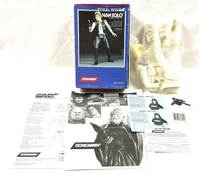 Lot 352 - Screamin' Star Wars vintage Han Solo Model Kit (1994) UNUSED MIB