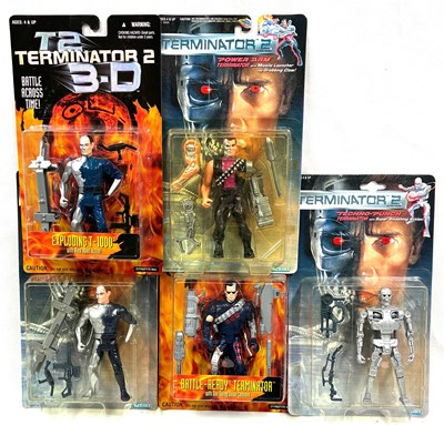 Lot 365 - Kenner Terminator 2 figures x 5 MISP