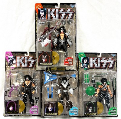 Lot 368 - McFarlane Kiss figures x 4 MISP