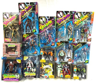 Lot 370 - McFarlane Spawn figures x 15 MISP