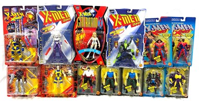 Lot 385 - Toy Biz Marvel X-men & X-Force figures x 10 MISP