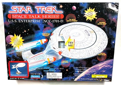 Lot 389 - Playmates Star Trek Space Talk Series U.S.S Enterprise NCC-1701-D MISB