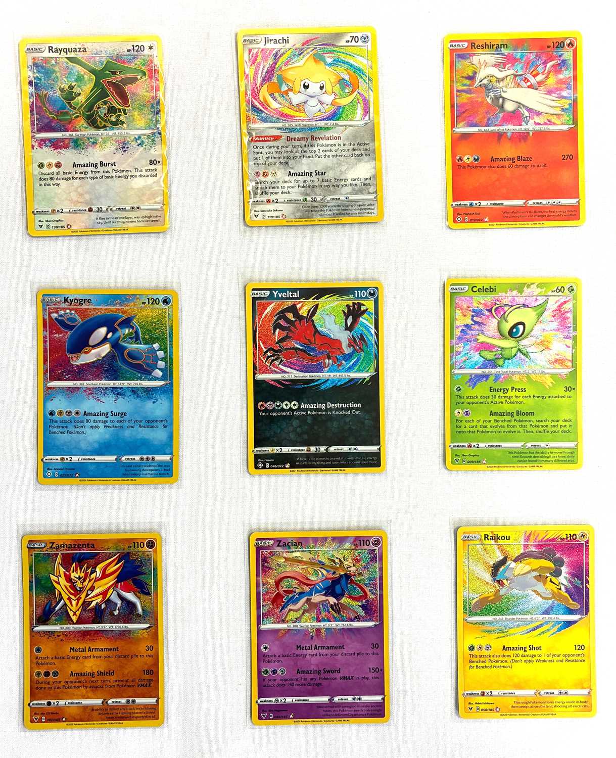 Lot 399 - SWSH Amazing Rare Set 9/9 (9)