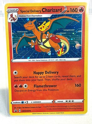 Lot 403 - Pokemon Special Delivery Charizard Black Star Promo SWSH075
