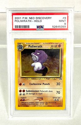 Lot 418 - Pokemon Neo Discovery Poliwarth Holo 9/75 PSA 9