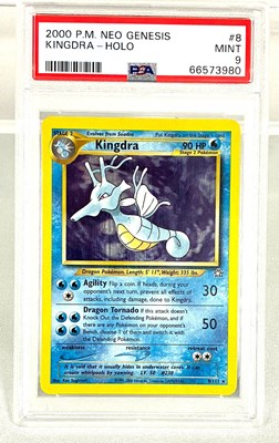 Lot 420 - Pokemon Neo Genesis Kingdra Holo 8/111 PSA 9