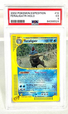 Lot 421 - Pokemon Expedition Feraligatr Holo 121/165 PSA 5