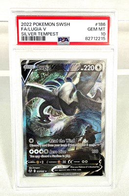 Lot 424 - Pokemon SWSH Silver Tempest FA/Lugia V PSA Gem MT 10