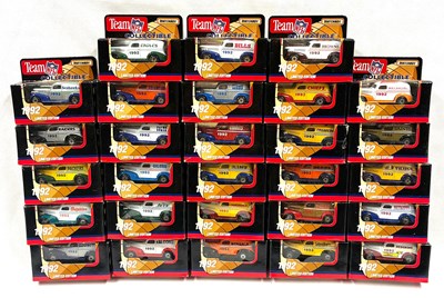 Lot 213 - Matchbox Superfast White Rose Collectibles NFL Team Vans.