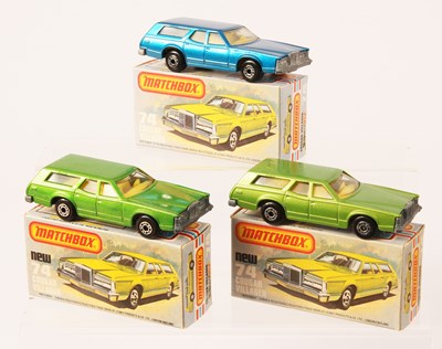 Lot 228 - Matchbox Superfast 3 x 74c Cougar Villager Station Wagon
