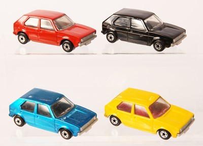 Lot 240 - Matchbox Superfast 4 x 7c Volkswagen Golf MADE IN BULGARIA ISSUES
