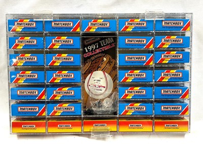 Lot 210 - Matchbox Superfast - White Rose Collectibles 1997 Plymouth Prowler Baseball Team Set.