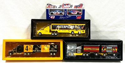 Lot 193 - Matchbox - Group of White Rose Collectibles Articulated Trucks & Twin Car Set