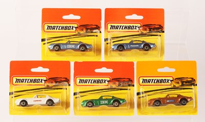 Lot 253 - Matchbox Superfast 5 x 16b Pontiac Firebird T-Bar MADE IN BULGARIA ISSUES