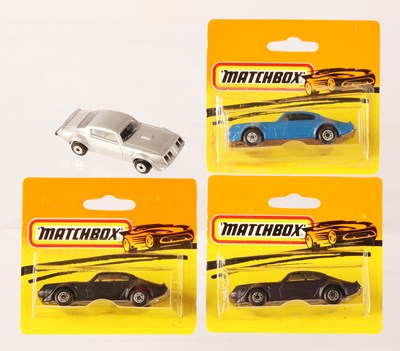 Lot 256 - Matchbox Superfast 4 x 16b Pontiac Firebird Hard Top MADE IN BULGARIA ISSUES