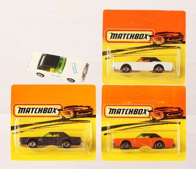 Lot 260 - Matchbox Superfast 4 x 28c Lincoln Continental MADE IN BULGARIA ISSUES