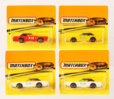 Lot 261 - Matchbox Superfast 4 x 28c Lincoln Continental MADE IN BULGARIA ISSUES