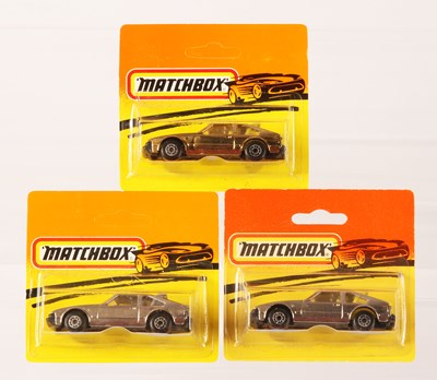 Lot 270 - Matchbox Superfast 3 x 60d Toyota Supra GOLD & CHROME PLATED MADE IN BULGARIA ISSUES