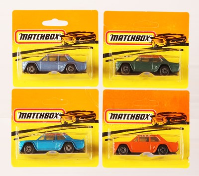 Lot 273 - Matchbox Superfast 4 x 74e Fiat Abarth MADE IN BULGARIA ISSUES