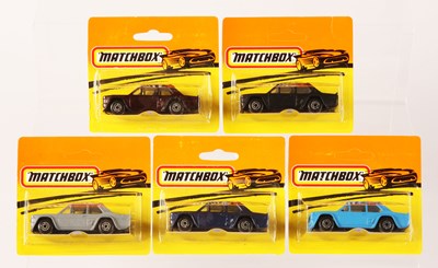 Lot 275 - Matchbox Superfast 4 x 74e Fiat Abarth MADE IN BULGARIA ISSUES