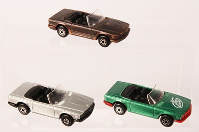 Lot 287 - Matchbox Superfast Group of 3 x 6c Mercedes Convertible MADE IN BULGARIA ISSUES