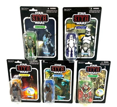 Lot 6 - Hasbro Star Wars vintage collection 3 3/4" figures x 5 MISP