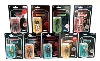 Lot 10 - Hasbro Star Wars vintage collection Carbonized 3 3/4" figures x 9 MISP