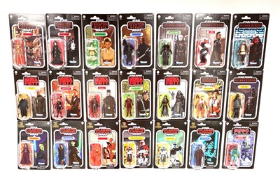 Lot 21 - Hasbro Star Wars vintage collection 3 3/4" figures x 21 MISP
