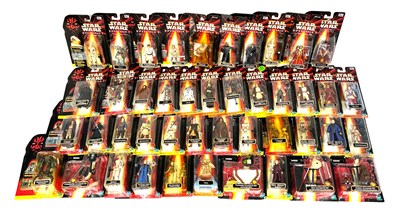 Lot 35 - Hasbro Star Wars Episode 1 3 3/4" figures x 44 MISP