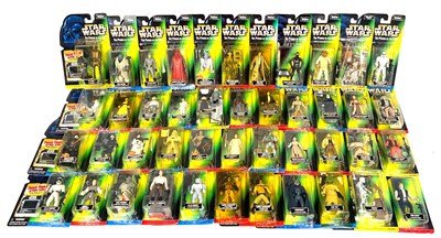 Lot 38 - Hasbro Star Wars Power of the Force 2 Freeze Frame 3 3/4" figures x 44 MISP