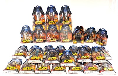 Lot 39 - Hasbro Star Wars Revenge of the Sith 3 3/4" figures x 29 MISP