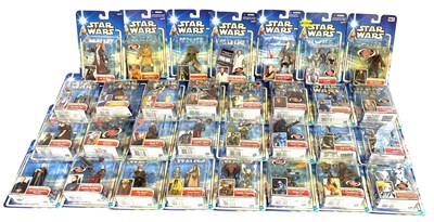 Lot 41 - Hasbro Star Wars Episode 2 3 3/4" figures x 31 MISP