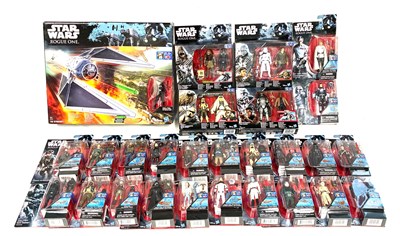 Lot 44 - Hasbro Star Wars Rogue One 3 3/4" figures & figure packs x 27 MISP