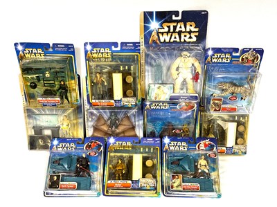Lot 60 - Hasbro Star Wars Episode 2 & Saga Gold 3 3/4" figure deluxe packs x 11 MISP